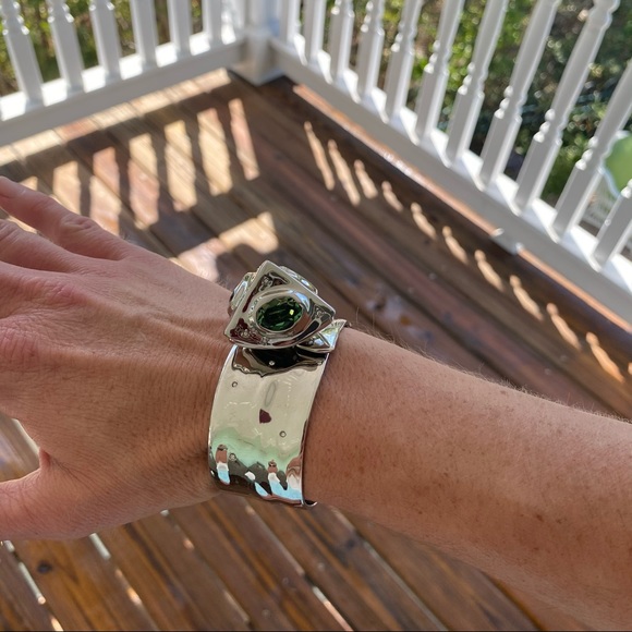 Alexis Bittar Crumpled Pyramid Relic Bracelet NWT - Picture 3 of 16